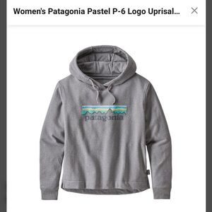 Women's Patagonia Pastel P-6 Logo Uprisal Hoodie